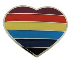 LGBTQ ONE LOVE RAINBOW MULTICOLORED FLAG BELT BUCKLES NEW COSTUME HALLOWEEN GIFT