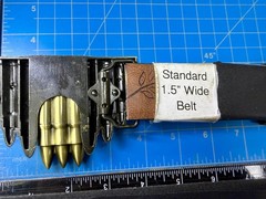 Bullet Rifle Rounds Skull Crossbones Lighter (Not Working) Large Belt Buckle