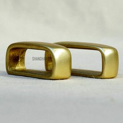 2 X Stainless Steel Silver Brass Loop Ring Leather Craft Belt Replacement 35mm