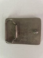 I&rsquo;d Rather Be Fishing – Green Enamel Belt Buckle