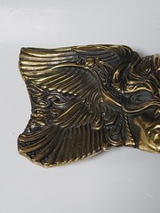 Karmpa Valkyrie Brass Belt Buckle- Viking Ukraine Metal Art Cast