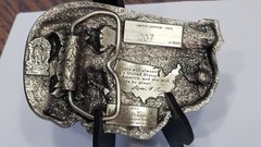 1983 Arroyo USA USMC Iwo Jima Commemorative Belt Buckle Limited Edition Shelf H2