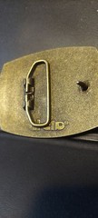 VINTAGE Company Belt Buckle BOBCAT LOADER LEATHER
