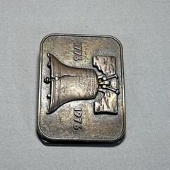 BICENTENNIAL LIBERTY BELL 1776 – 1976 COPPER TONED BELT BUCKLE