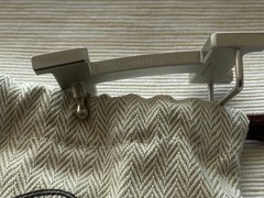 H 24mm silver belt buckle