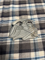 Grim Reaper Metal Belt Buckle DD4