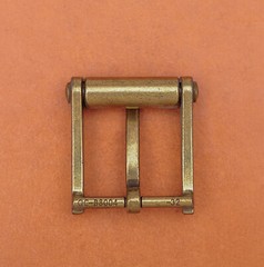 Novelty Mens Retro Brass Single Prong Pin Metal Roller Belt Buckle 32mm
