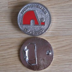 Nordiques Quebec hockey belt buckle (Choice colors)