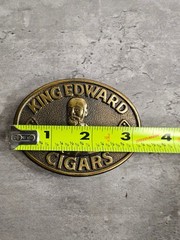 Vintage King Edward Cigars Belt Buckle