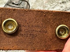 VTG 1983 GREAT AMERICAN BUCKLE ALTOONA WORKS RPR TRAIN BUCKLE W/ LEATHER BELT