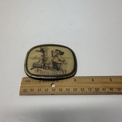 Vintage Cartoon Belt Buckle Funny Golfer & Squirrel « Gotta Love It » Fits 1.5”
