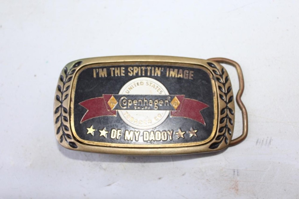 Aminco Heritage Belt Buckle #RB6 Copenhagen « I&rsquo;m the Spittin&rsquo; Image of My Daddy »