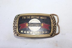 Aminco Heritage Belt Buckle #RB6 Copenhagen « I&rsquo;m the Spittin&rsquo; Image of My Daddy »