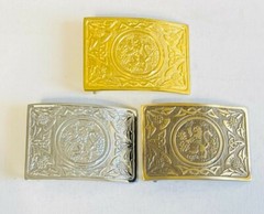 Thistle Celtic Twist Belt Buckle – Chrome Finish 100% Steel Belt Buckle