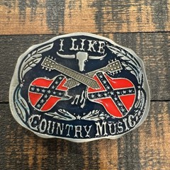 Country Music Belt Buckle Western Cowboy Native American (CMC-03)