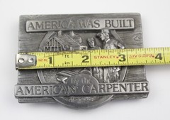 Buckles of America Anheuser-Busch AMERICAN CARPENTER Masterpiece Collection