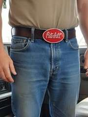 Peterbilt Red Belt Buckle new top quality belt buckle