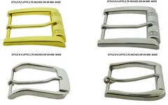 Stainless Steel Pin Belt Buckles Men&rsquo;s 1 1/2&Prime; 1.50 Inch Belt Silver Gold Prong