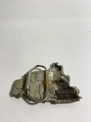 original 1981 Great American Buckle Co. Train Belt Buckle # 275 Made in the USA