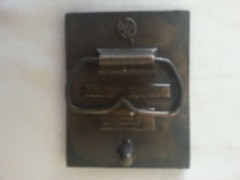 Levi Strauss Belt Buckle Bergamot Brass Works Farmers Mechanics and Miners 1976