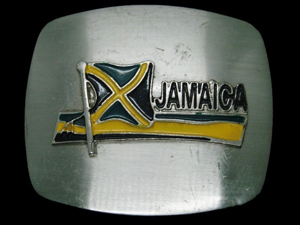 TA17161 REALLY COOL **FLAG OF JAMAICA** COMMEMORATIVE BELT BUCKLE