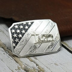 Montana Silversmiths Men&rsquo;s Cowboy And Crosses Buckle
