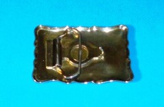 Belt Buckle Train Steam Locomotive 3 1/4&Prime; x 2&Prime; Very Nice Used