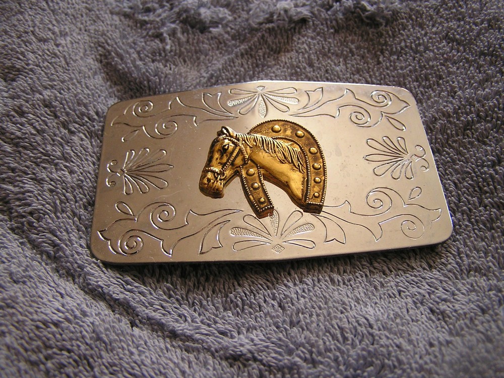 Belt Buckle Horse&rsquo;s Horse Head Made in Japan