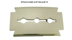 Razor Blade Belt Buckles Barber Shop Hairdresser Hair Stylist Tool Silver Chrome