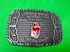 2025 Pendleton Whiskey Let&rsquo;er Buck Rodeo Cowboy Montana Silversmiths Belt Buckle