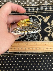 Western Buckle Gold Black Silver Guns 2nd Amend Cowboy 2 »Buckle Hebilla Vaquero