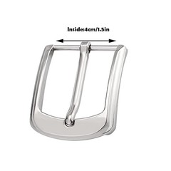 3pcs Belt Buckles Men&rsquo;s Metal Classic Belt Buckle 3.8cm 3840m…