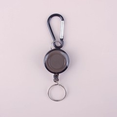 10Pcs Fishing Zinger Retractable Key Chain Carabiner Extender Tether Tackle Tool