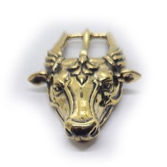 Ox Head Brass Belt Buckle