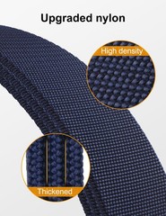 JUKMO Men&rsquo;s Stretch Tactical Belt, Large-for Waist 42&Prime;-46&Prime; (Length 53), Blue