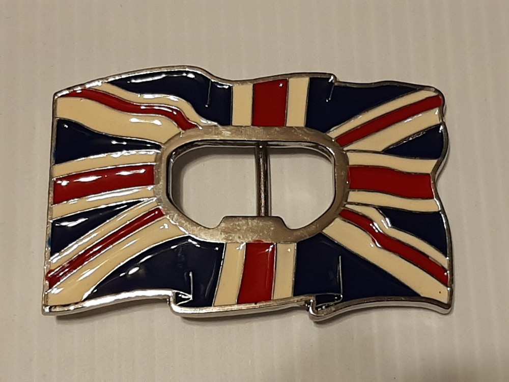 BRITISH FLAG UNION JACK BOTTLE OPENER Metal Belt Buckle