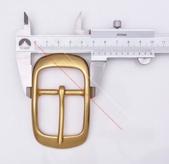 39mm HEAVY DUTY SOLID BRASS OVAL CENTER BAR BELT BUCKLE LEATHERCRAFT ACCESSORIES