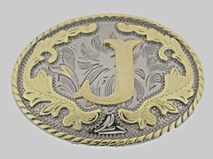 Initial A Letta a Belt Buckle Men Women Cowboy Cowgirl Western Rodeo Gold Metal