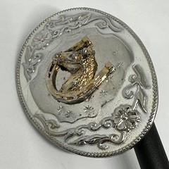 Vintage Horse Head In Horseshoe Western Belt Buckle Hibiscus Amapola FlowerVine