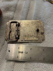 Vintage Belt Buckle Sun and Eagle