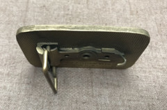 Vintage Lot of 3 Brass Belt Buckles 1970s 1980s Collectible Rare