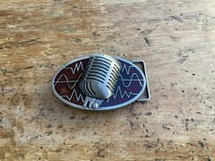 Microphone Theme Belt Buckle