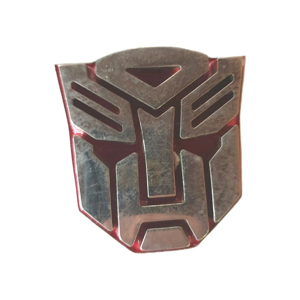 Official ‘08 GTO Design Studio Hasbro TRANSFORMERS AUTOBOT Belt Buckle Red Metal