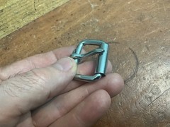 Belt Buckle, Stainless Steel, Roller Buckle, ONE INCH WIDE