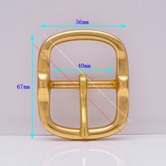 HEAVY DUTY SOLID BRASS LEATHERCRAFTS HARDWARE CENTER BAR BELT BUCKLE REPLACEMENT