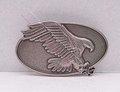 Retro Brass Fly Eagle DIY Leathercraft Western Cowboy Belt Buckle Fit 41mm Strap