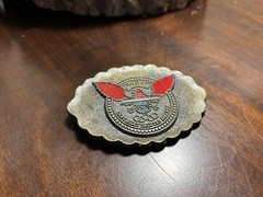 1976 Chevrolet Bicentennial Belt Buckle Chevy Eagle Logo R Roberts USA RARE GMAD