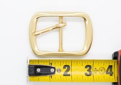 Red Copper Heavy Duty Center Bar Belt Buckle – Fits 1.5&Prime; (38mm) Belts