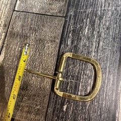 Gold Tone Single Prong Frame Belt Buckle Replacement Classic