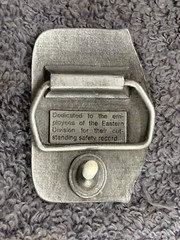 VTG 1986 Peabody Coal Company Safety Award Belt Buckle Eastern Division